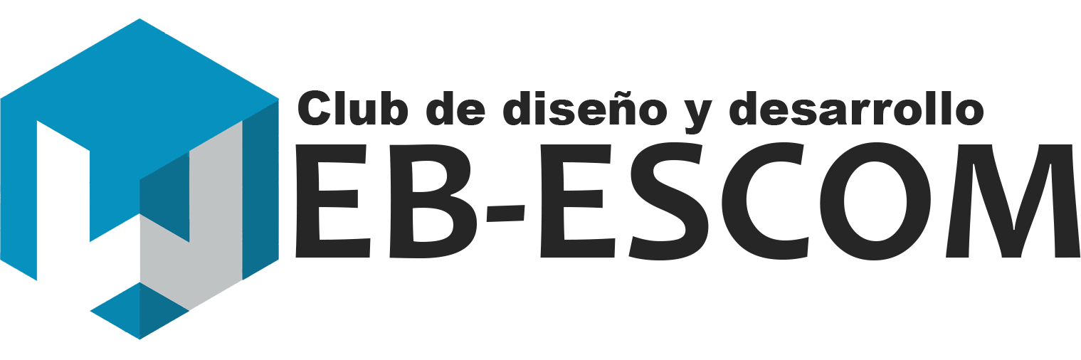 Logo club de diseño y desarrollo Web Escom